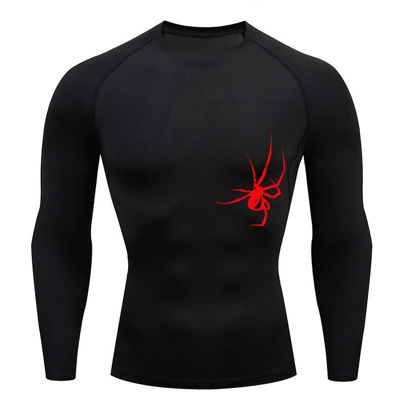 Quick Drying Spider Compression Gym Training Tights