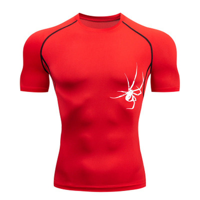 Quick Drying Spider Compression Gym Training Tights