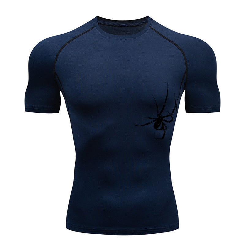 Quick Drying Spider Compression Gym Training Tights